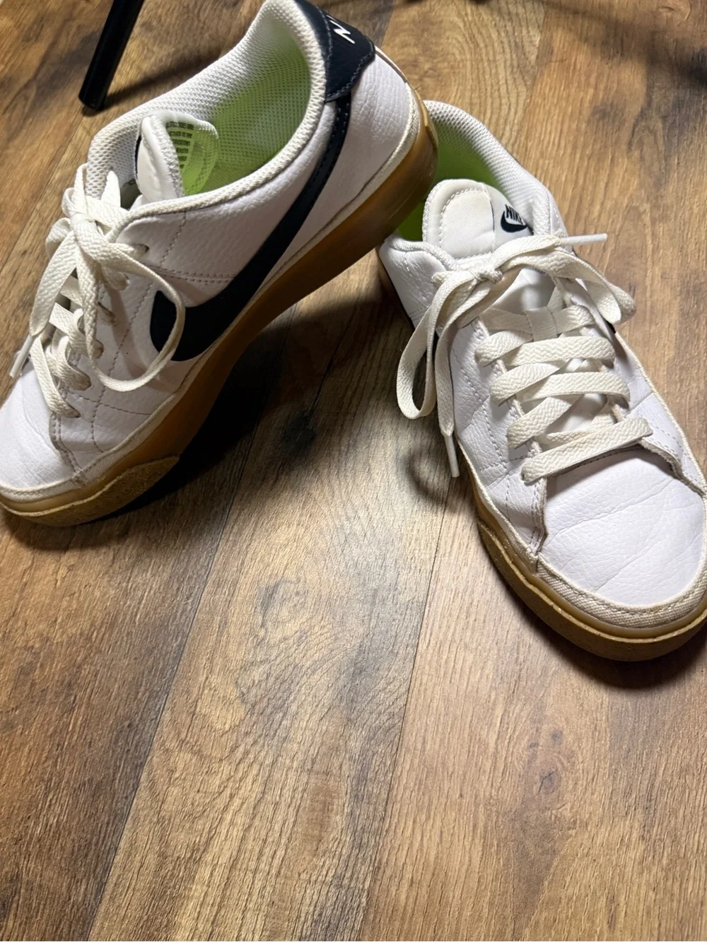 Nike Blazer Low ‘77 Next Nature White Black Gum Sneakers 7